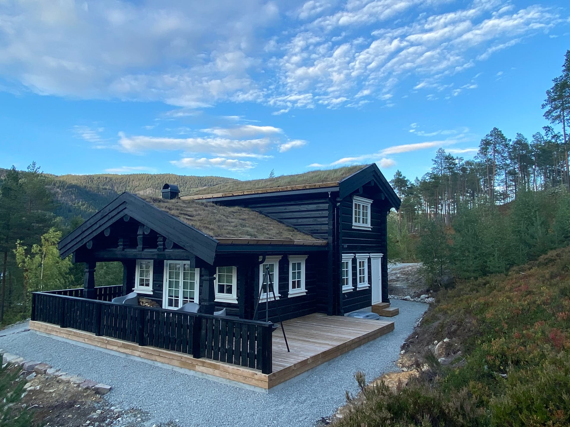 Prachtige Logwoning (2021) op idyllische plek in Noorwegen