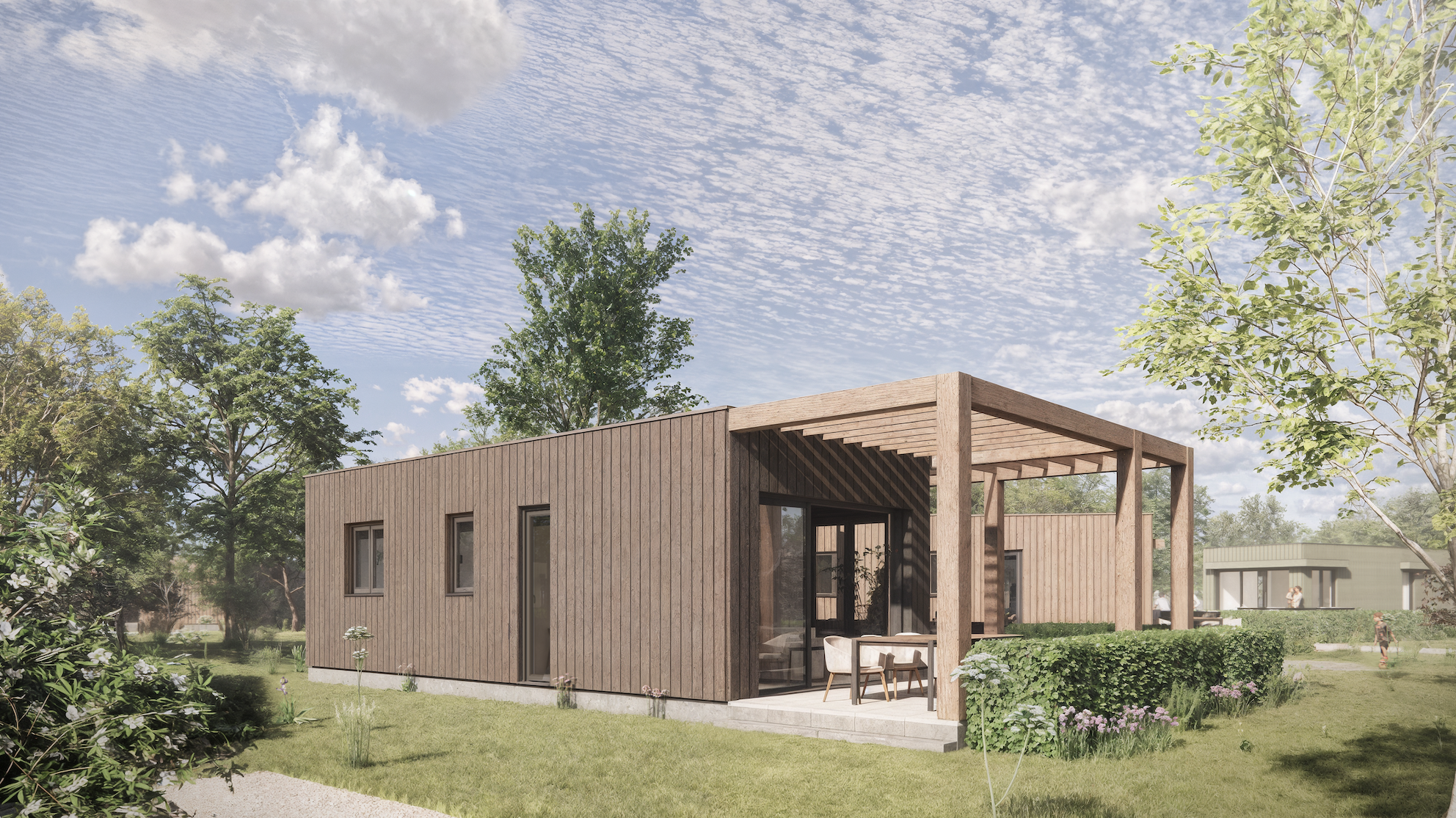 Fantastic 4-person new-build chalet for private use