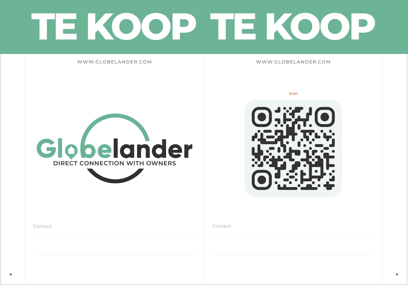 reclamebord Globelander
